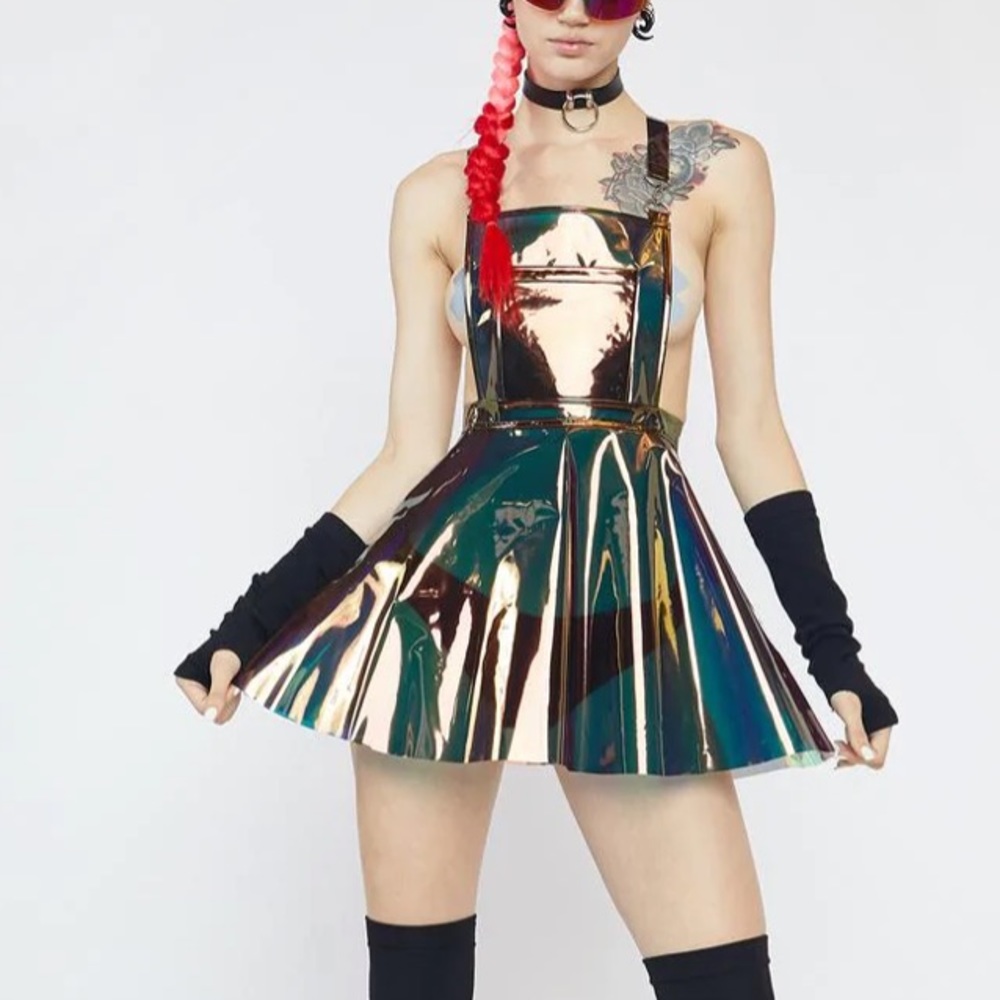 Club Exx pvc dress NEW medium